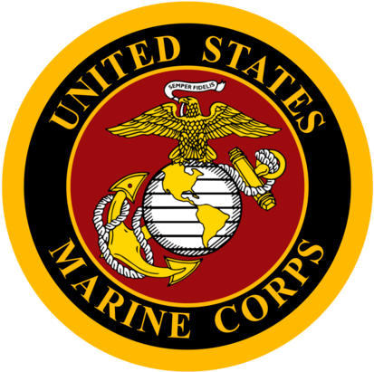 Usmc Military Police Badge Stickers For Kids - Marine Corps Flag Ornament (round) (480x466)