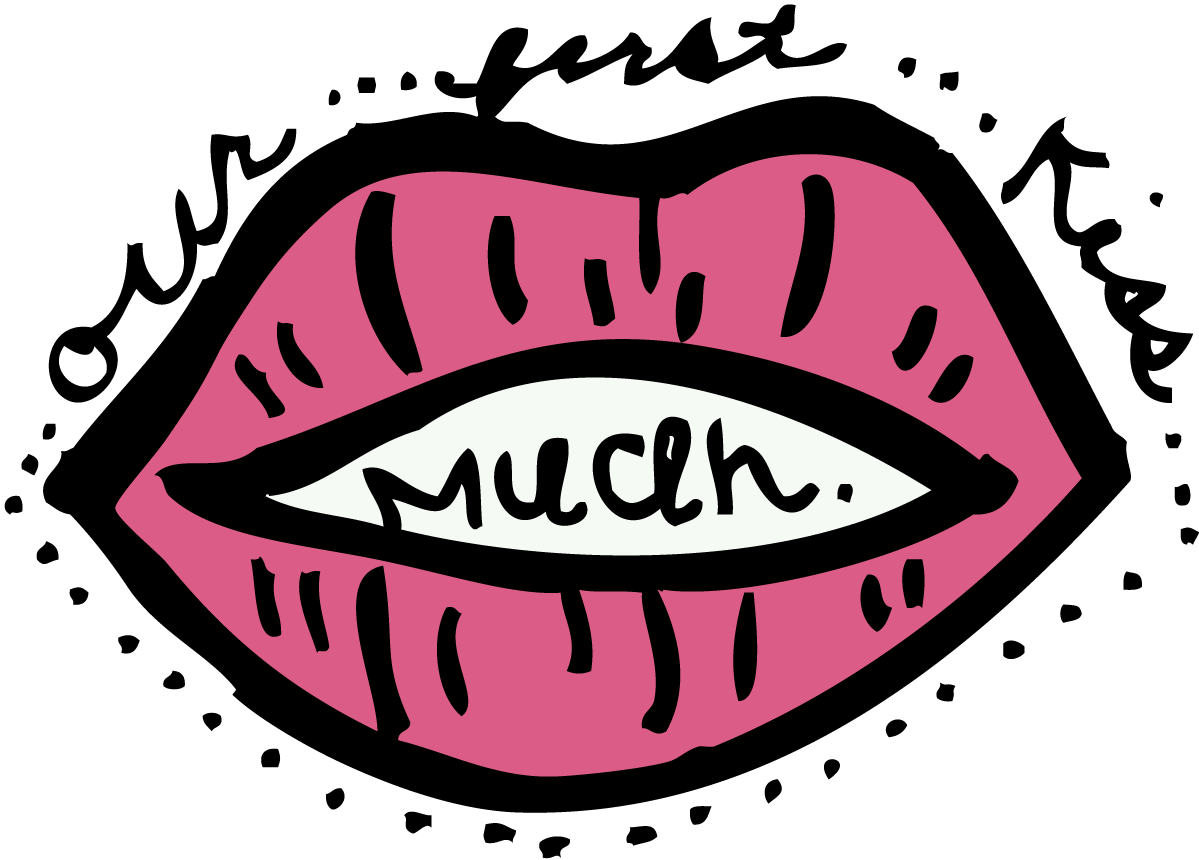 Kiss Clipart Girly - First Kiss Clip Art (1199x860)