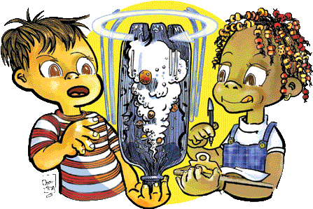 Tornadoes Clip Art 2 - Tornado In A Bottle Clipart (450x306)