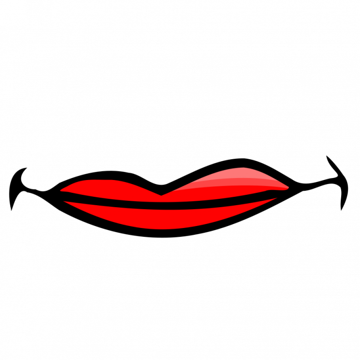 Lips Black And White Lip Colouring Pages Coloring Clipart - Lips Cartoon Png (728x728)