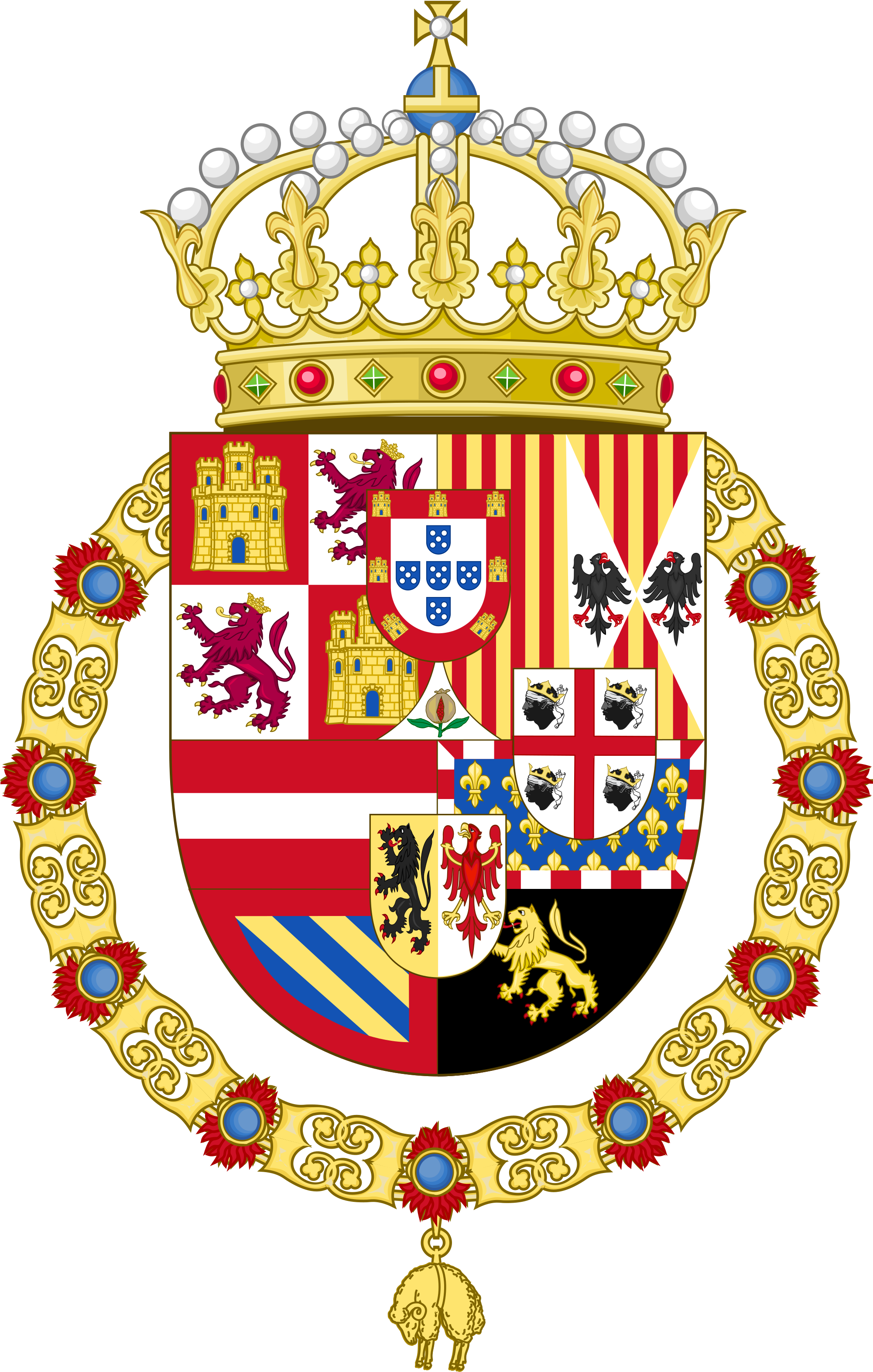 Advising Others Cliparts 10, Buy Clip Art - Philip Ii Symbol 1556 1598 (2000x3174)