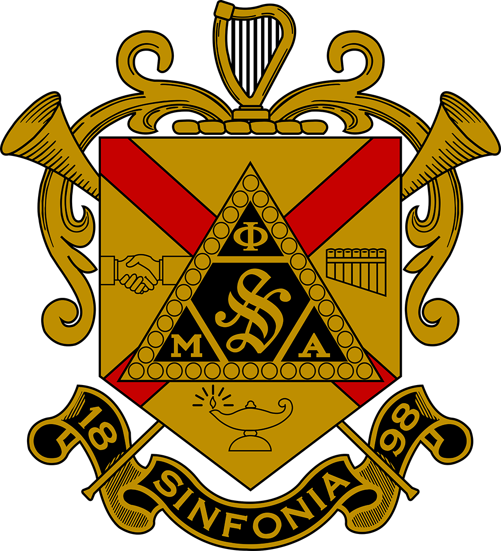 Currentarms Or Emblem Phi Mu Alpha Sinfonia Fraternity - Phi Mu Alpha Sinfonia Crest (1000x1099)