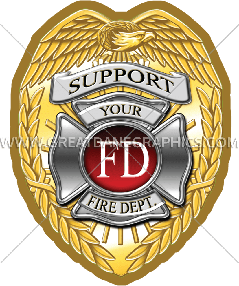 Support Fire Department Badge - Gateway Computing Ltd (825x1042)