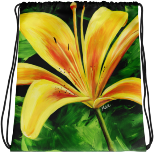 Colorful Drawstring Bags Printed With Mare's Art Artwork - Art (600x600)