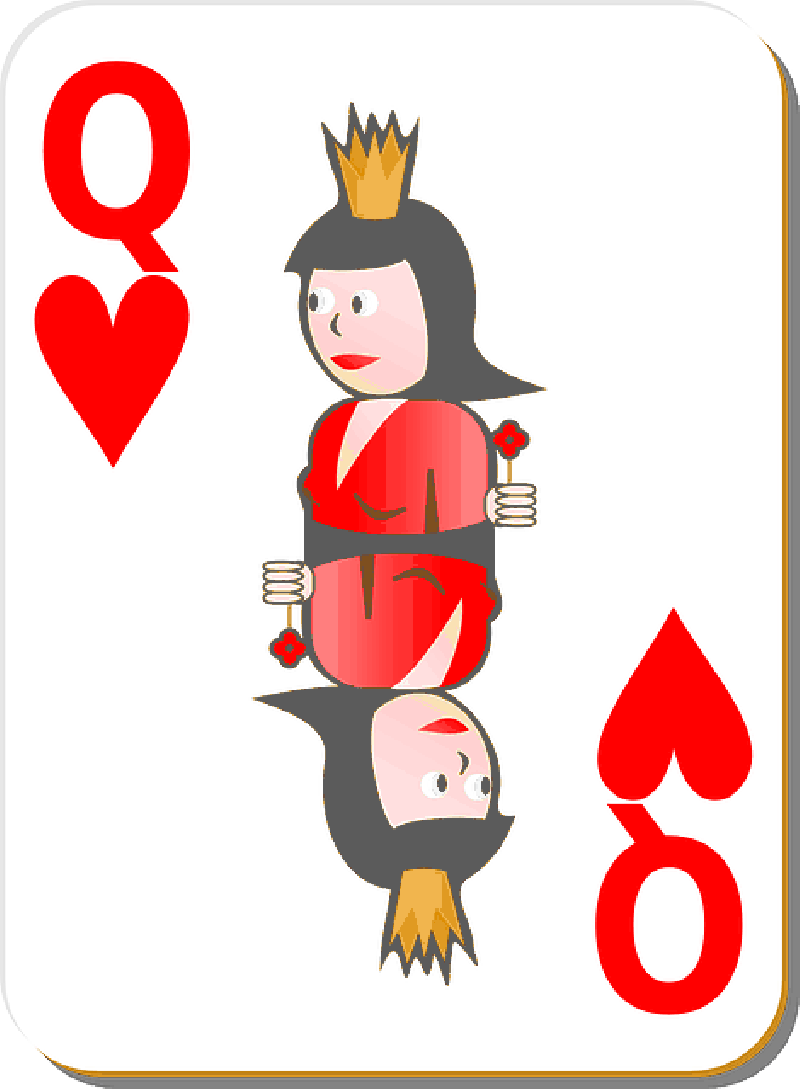 Cards, Queen, Playing Card, Heart, Red - Im The Queen Throw Blanket (800x1089)