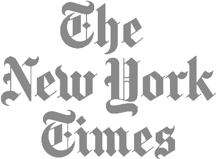 Mort In The Media - York Times Newspaper Header Logo Typography Stacked (430x322)