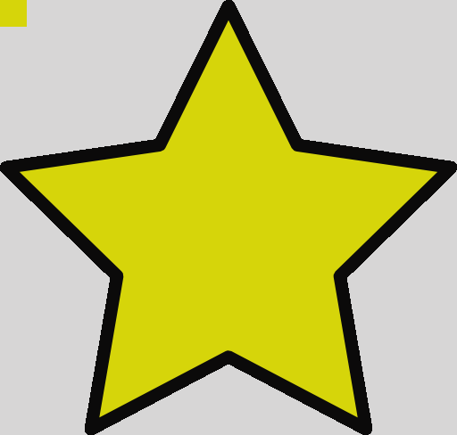 Yellow Star Clipart (512x488)