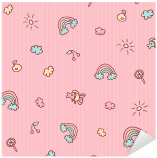 Autocolante Pixerstick Padrão De Desenho Vetorial Sem - Drawing (400x400)