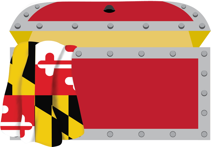Maryland Estate Treasures - Zazzle Maryland Flag Key Ring (899x744)