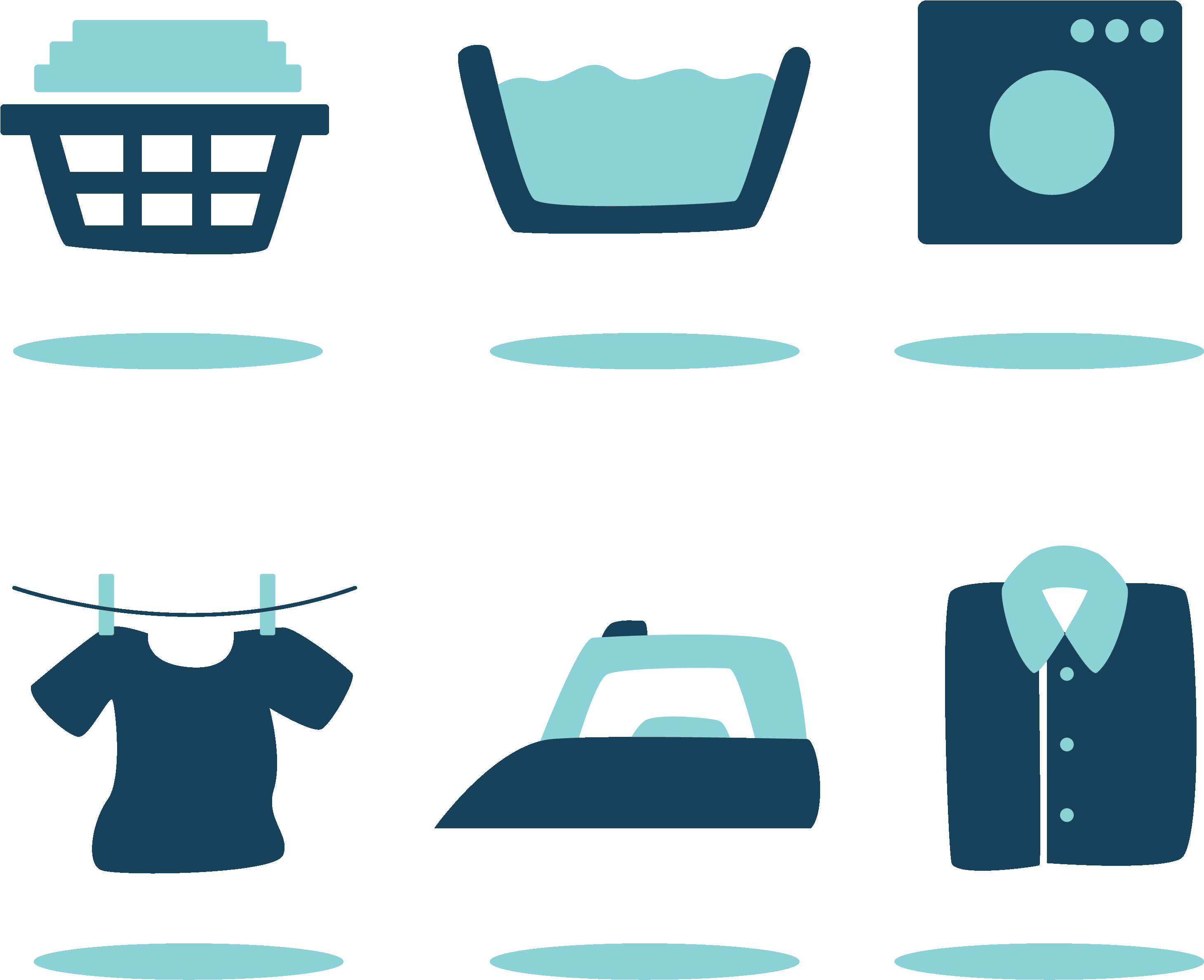 Ipad - Laundry Icons (3163x2554)