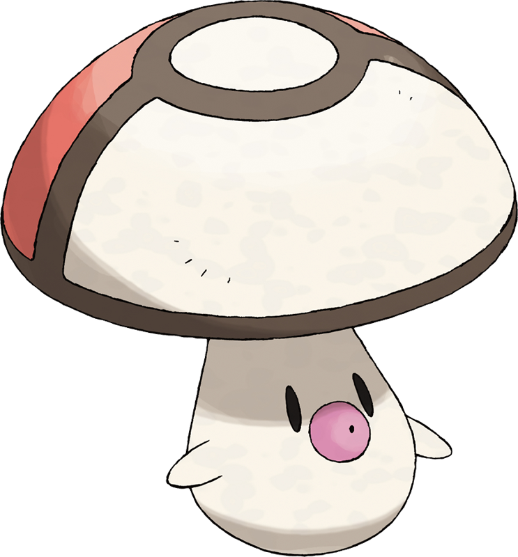 Shiny Foongus Pokédex - Fungus Pokemon (743x800)