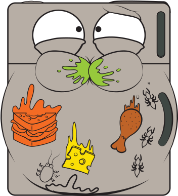 Fungus Fridge - Grossery Gang Fungus Fridge (400x400)