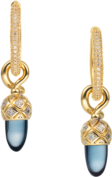 Ciro Waldheimat Hoop Earrings/grey Big Cirolit White/smokey - Jewellery (670x670)