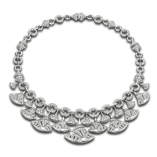 Bulgari Diva Necklace In 18 Kt White Gold With Pavé - Buccellati (660x515)