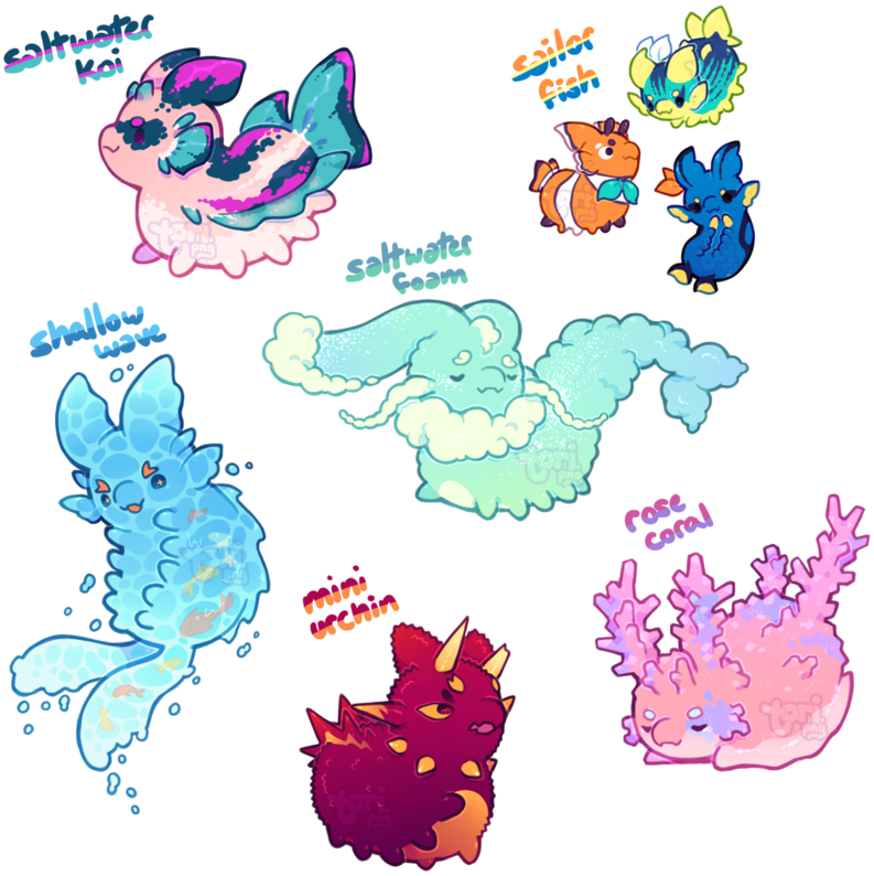 [closed] Summer Aftershock Auction By Toripng On Deviantart - Drawing (900x888)