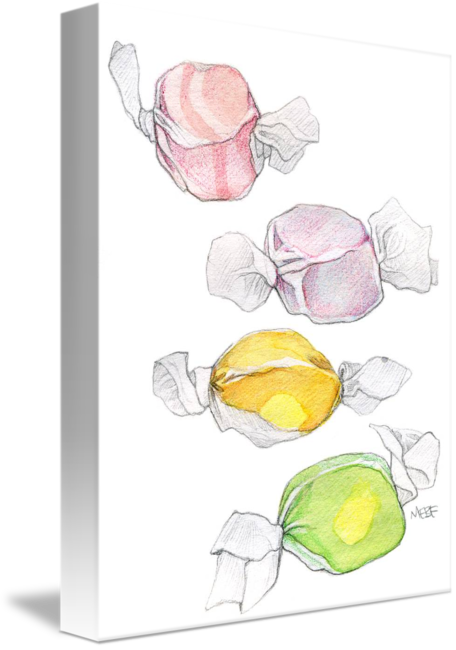 Share On Tumblr - Salt Water Taffy Illustration (456x650)
