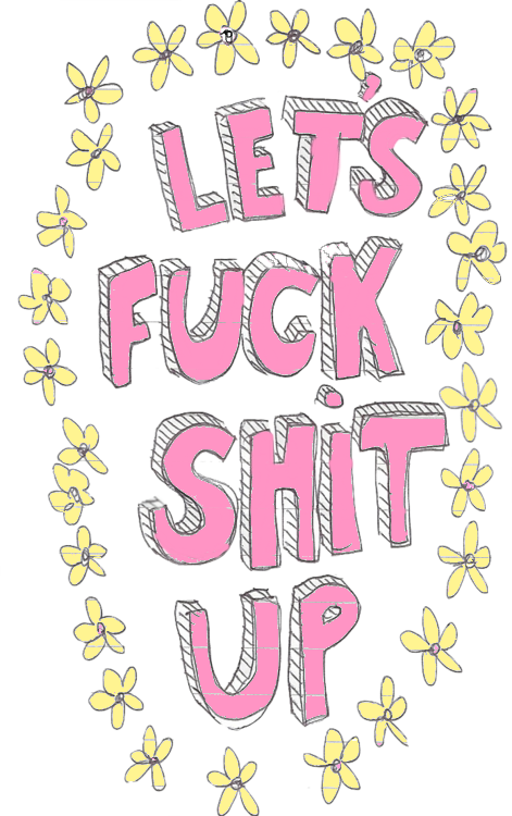 Colourful, Draw, Drawing, Indie, Quote, Text - Fuck Me Tumblr Stickers (471x750)