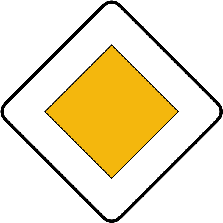 Spain Traffic Signal R3 - Verkeersborden Voorrangsbord (768x768)