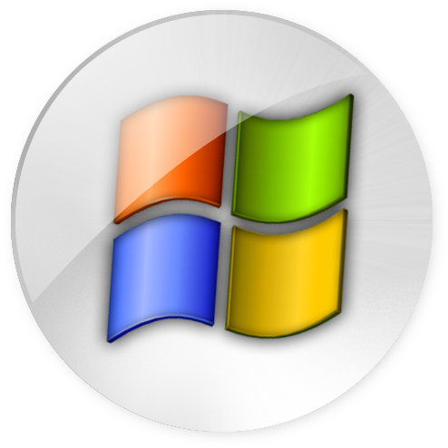 Large Circular Windows Vista Computer Icon Png Download - Windows (1078x1081)
