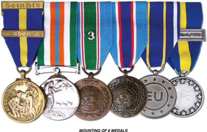 Multiple Medals - Irish Defence Forces Medals (459x272)