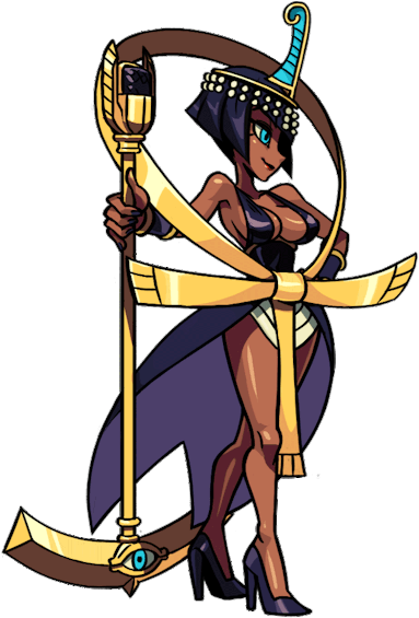 Funny Pictures Are Funny - Eliza Skullgirls Gif (500x575)