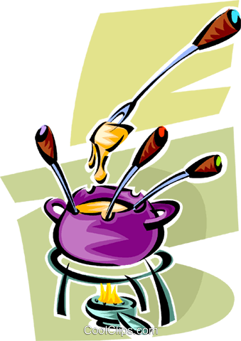 Fondue Pot Clipart 2 By Megan - Fondue Clipart (339x480)