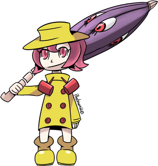 Skullgirls -umbrella By Phatmon - Skull Girls Umbrella (700x729)