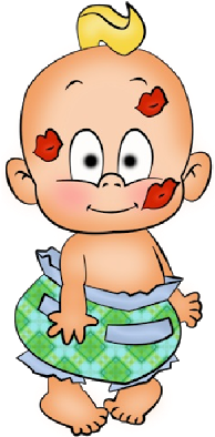 Its Baby Shower Clip Art - Funny Baby Clipart (400x400)