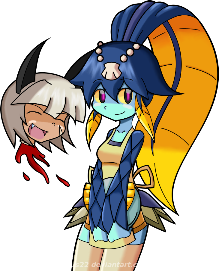 Minette And Ms Fortune By Kurus22minette Skullgirls - Skullgirls Head Ms Fortune (789x899)