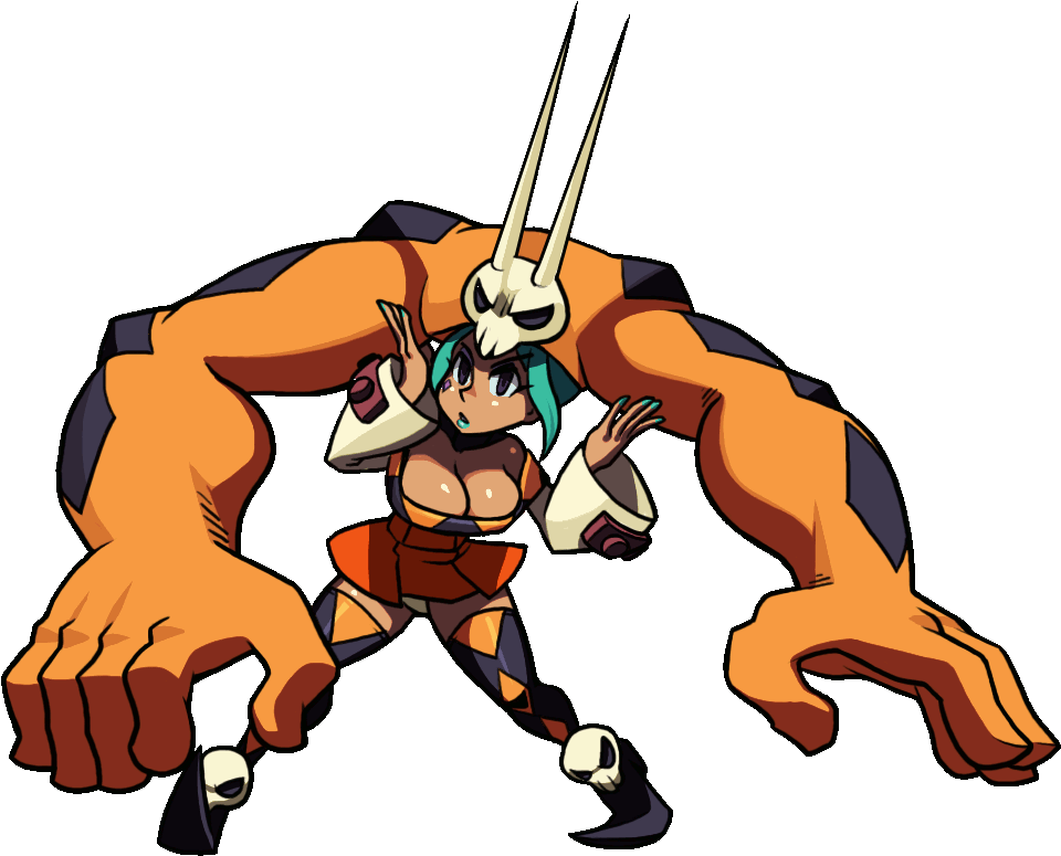 3 Yrs - Skullgirls Cerebella Gif (1281x1239)