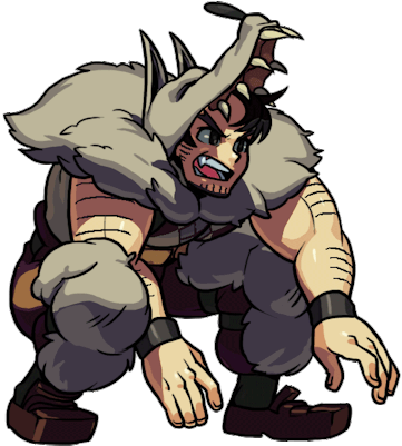 Skullgirls Beowulf Gif - Orc Beowulf (500x500)