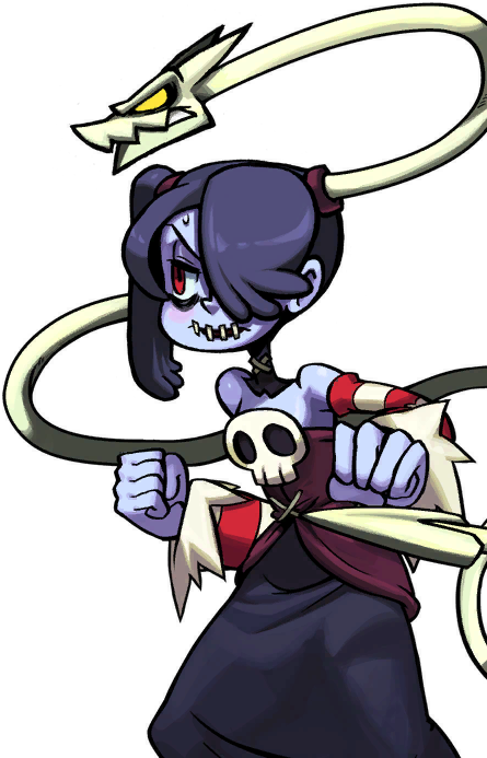 Characters Skullgirls Wiki Fandom Powered By Wikia - Skullgirls Squigly Png (640x720)