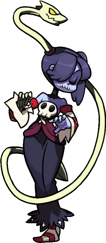 This Item Has Been Removed From The Community Because - Skullgirls Squigly Gif (606x885)