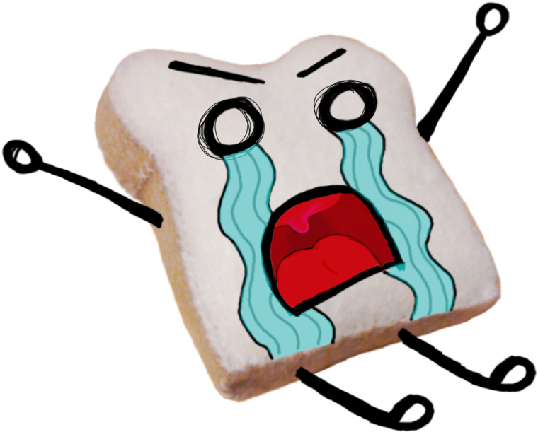 Plushie Bread Crying By Hazuhazuheavn - Plushie Bread Crying By Hazuhazuheavn (774x1032)
