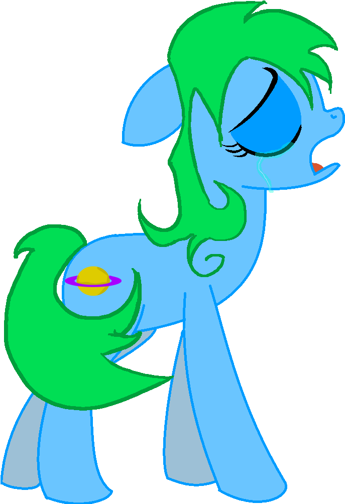 Crying Planet Pony By Foxpocx - Singing Pony Base (817x1061)