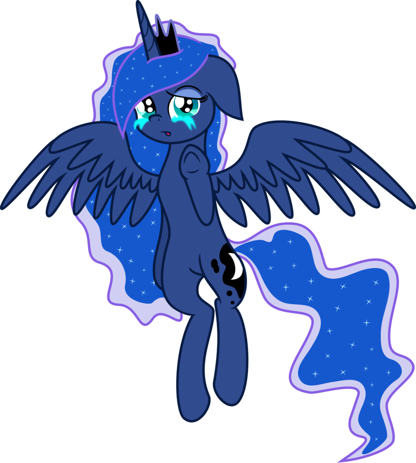 Crying Luna By Kamyk962 - Cartoon (847x943)