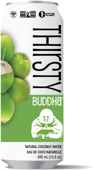 Thirsty Buddha All Natural Coconut Water - Thirsty Buddha All Natural Coconut Water (410x600)