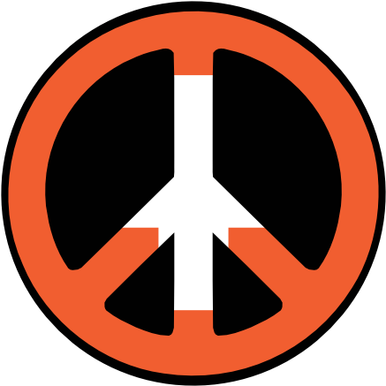 Peace Sign Clipart Cnd - Chinese Symbol For Prosperity (444x444)