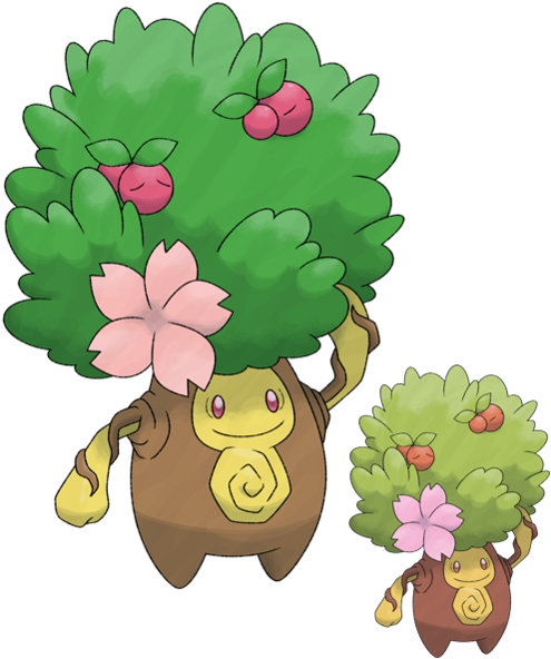 Nintendo - Cherrim Evolution (500x598)
