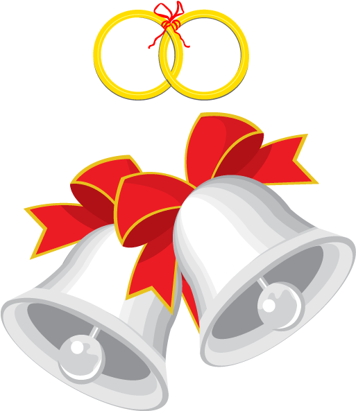 Bell Clipart Animated - Wedding Bells Clip Art (600x600)
