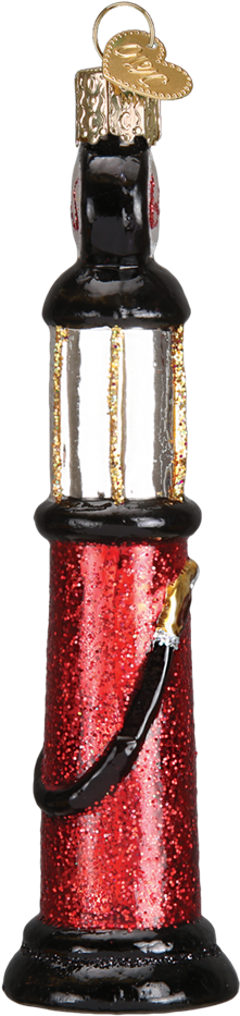 Cylinder Gas Pump Ornament By Old World Christmas - Old World Christmas Cylinder Gas Pump Glass Blown Ornament (1000x1000)