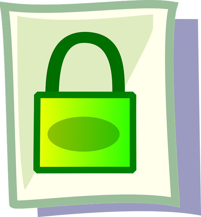 Padlock Security Lock - Clip Art (668x720)
