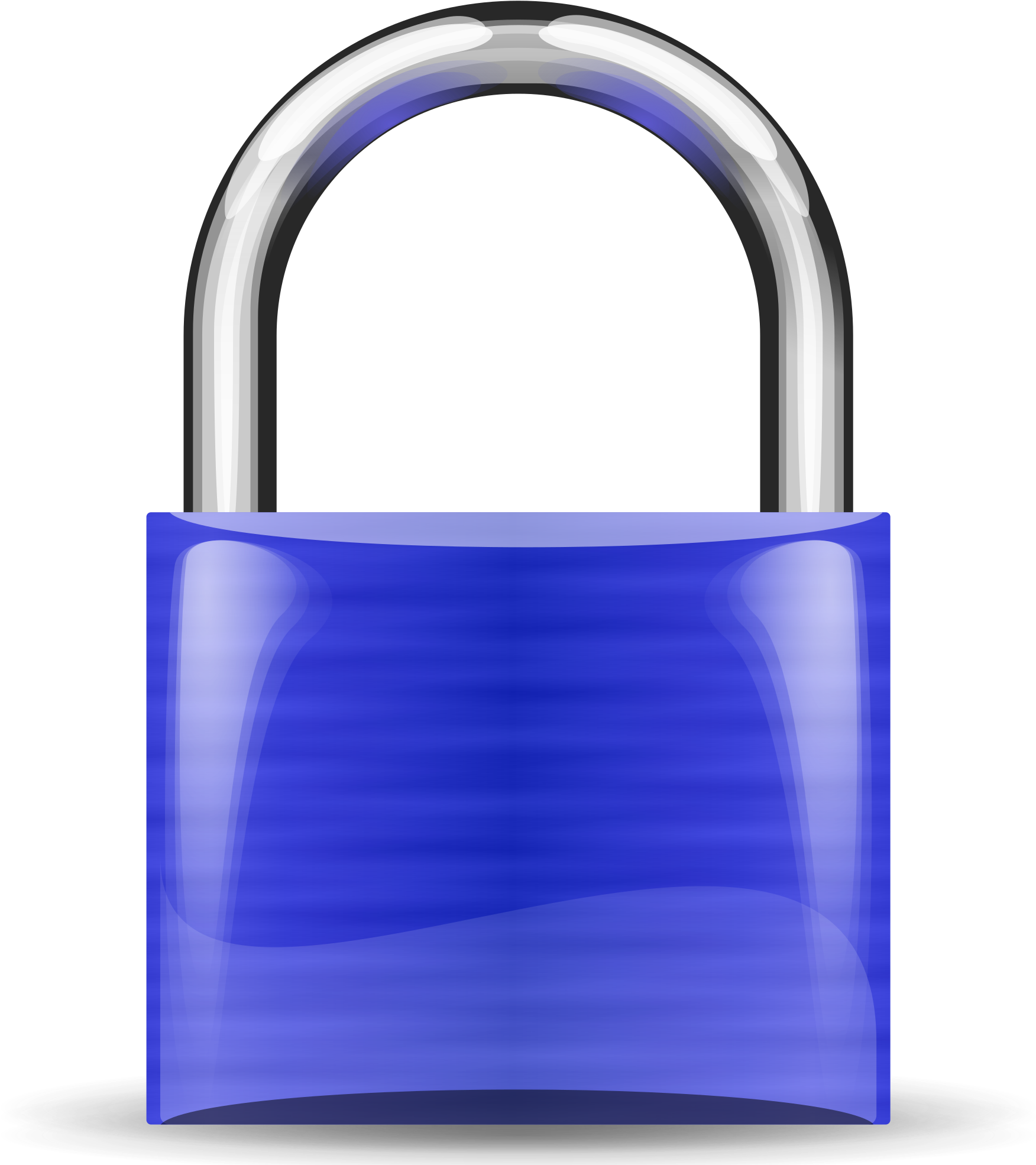 Padlock Cliparts - Blue Padlock (1024x1024)