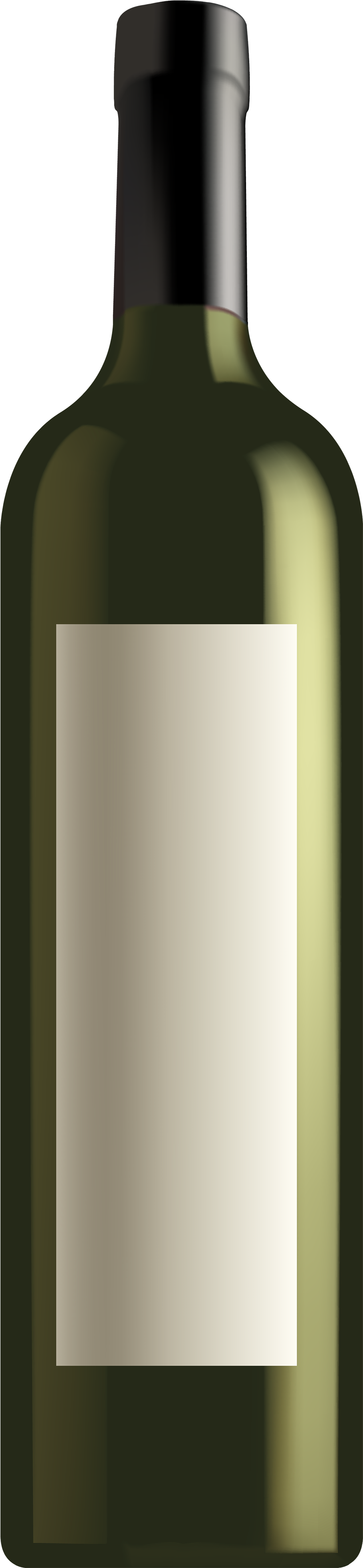 Green Wine Bottle Clipart The Clipart - Clip Art (1164x4000)