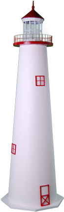 Cape Hatteras - Light House Png (299x450)