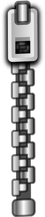 Zipper Clipart Closed - Imagen De Un Cierre (360x720)