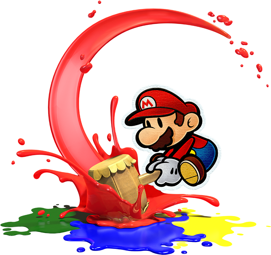 Paper Mario Color Splash - Nintendo Nintendo Wii-u (1000x1000)
