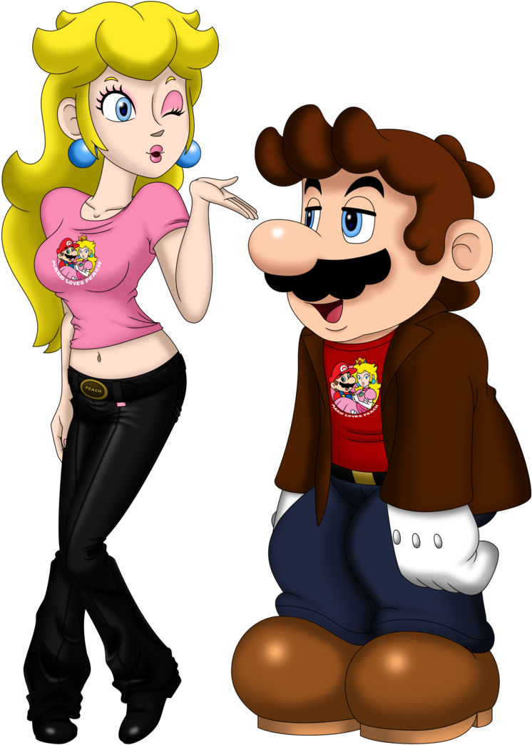 Nightclub Mario And Peach By Famousmari5 - Nightclub (757x1056)