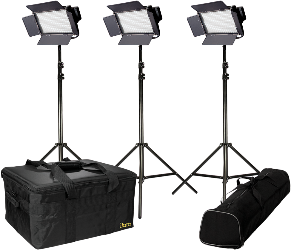 $1899 - - Ikan Ifb576 Bi-color 3-point Led Light Kit (1000x1000)