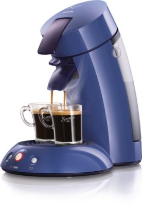 Coffee Pod Machine - Philips Senseo Hd7810 - Coffee Machine - 5 Cups - Blue (276x400)
